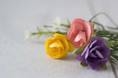 Paper flowersの写真素材