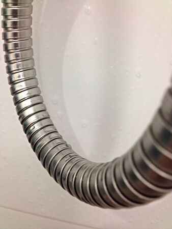 chrome water pipeの写真素材