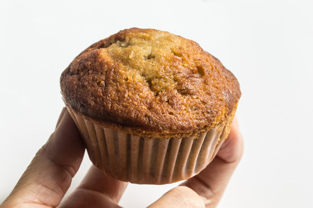 Banana cup cakeの写真素材