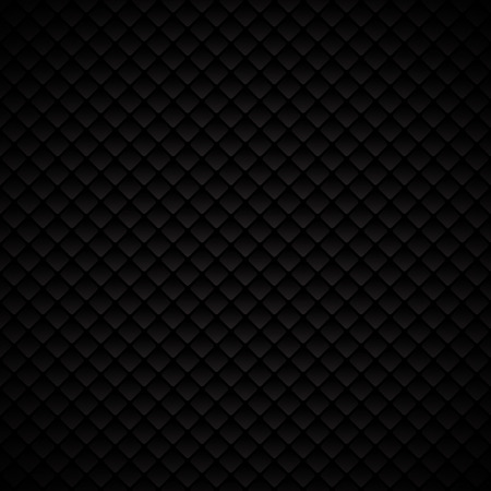 Abstract luxury black geometric squares pattern design on dark background. Luxurious texture. carbon...