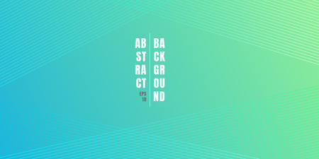 Abstract blue and green vibrant color gradient background with diagonal lines pattern texture. Soft light colored backdrop with place for text. Vector illustrationのイラスト素材