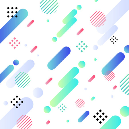 Abstract diagonal geometric pattern design bright color and background. You can use for modern cover design, template, decorated, brochure, flyer, poster, banner web. Vector illustrationのイラスト素材