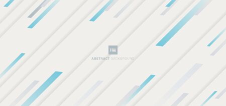Abstract blue stripe diagonal pattern on white background. Vector illustrationのイラスト素材