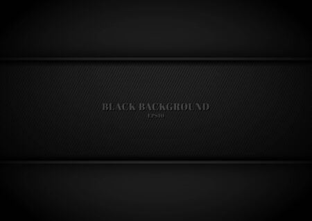 Black metallic background and texture with space for your text. Vector illustrationのイラスト素材
