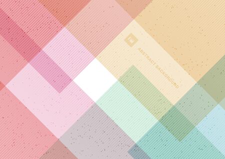 Abstract geometric pattern pastel color background and dot texture. Vector illustrationのイラスト素材