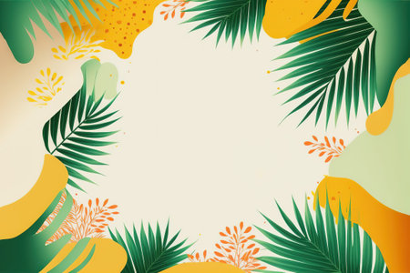 Hello summer abstract background, summer sale banner, poster design. Vector illustration stock...