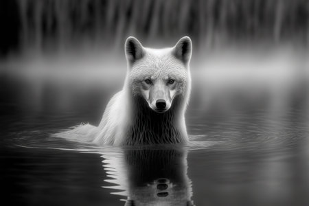 Arctic wolf Stock Photo, Wildlife Photography.