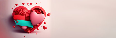 Valentines day sale vector banner. valentines day shopping promotion stock illustration Valentine's...
