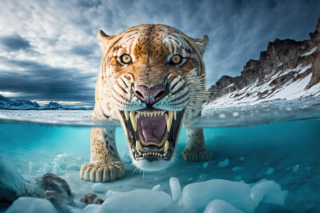 Tiger Stock Photo, Wildlife Photography.の写真素材