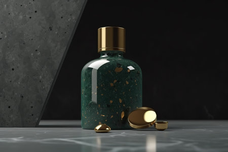 beautiful magic jar with strange potion inside.の素材