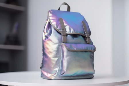 3D model mockup of a fashion bag ads and printsの素材