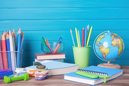Back To School and Online School Concept. Generative Aiの素材