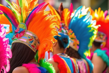 Mardi Gras Carnival Celebration. Generative Ai.の素材