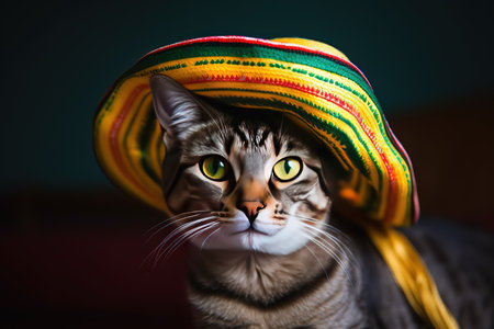 Mexican Independence. Cinco de mayo. Generative Ai.の素材