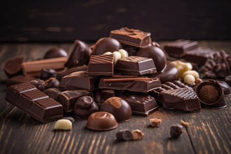 Happy International Chocolate Day. Generative Aiの素材