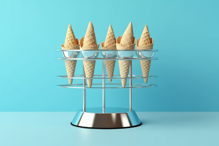 Happy National Ice Cream Day. Generative Ai.の素材