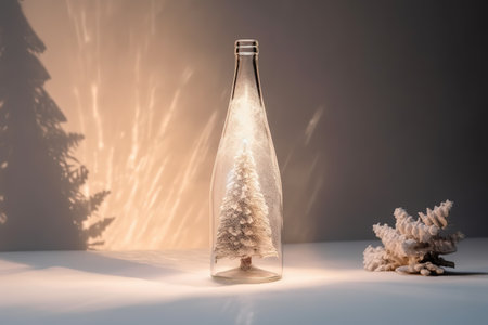 Merry Christmas and Happy New Year Celebration. Generative Aiの素材