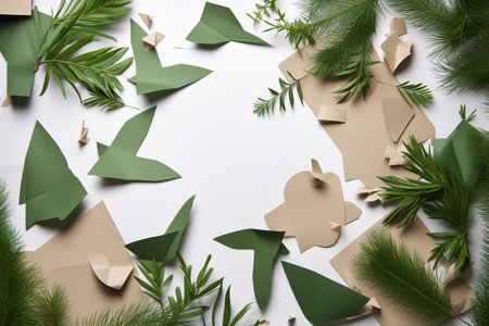 Merry Christmas and Happy New Year Celebration. Generative Aiの素材