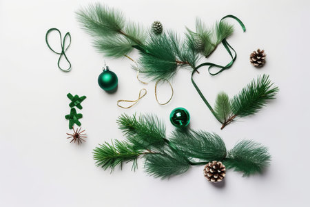 Merry Christmas and Happy New Year Celebration. Generative Aiの素材