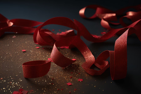 Merry Christmas and Happy New Year Celebration. Generative Aiの素材