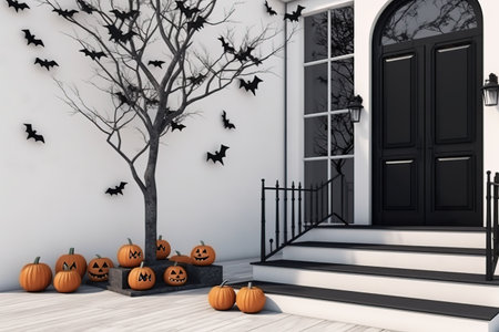 Happy Halloween Day. Generative Aiの素材