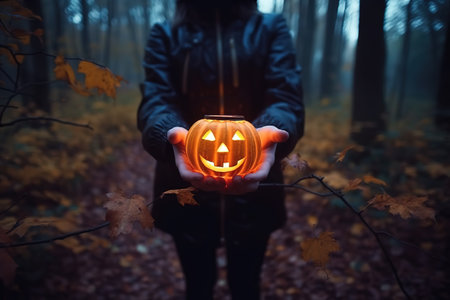 Happy Halloween Day. Generative Aiの素材