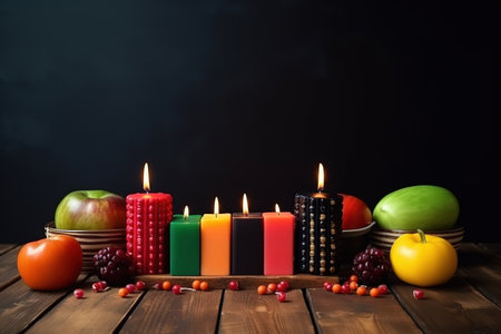 Happy Kwanzaa Celebration. Generative Aiの素材