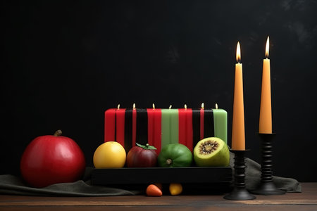 Happy Kwanzaa Celebration. Generative Aiの素材