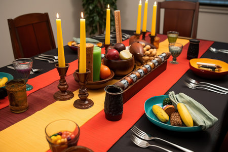 Happy Kwanzaa Celebration. Generative Aiの素材