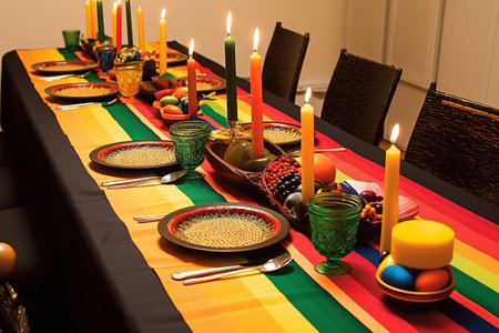 Happy Kwanzaa Celebration. Generative Aiの素材