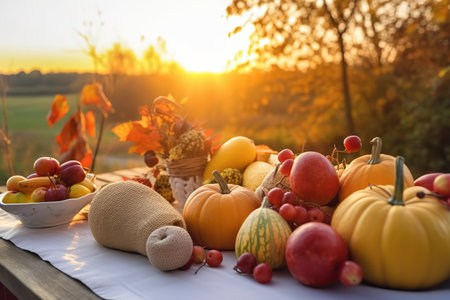 Happy Thanksgiving. Thanksgiving Food. Thanksgiving Concept.の素材