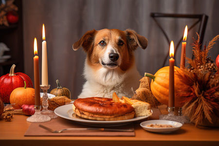 Happy Thanksgiving. Thanksgiving Food. Thanksgiving Concept.の素材