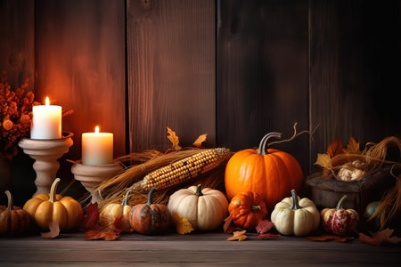 Happy Thanksgiving. Thanksgiving Food. Thanksgiving Concept.の素材