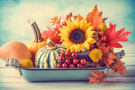 Happy Thanksgiving. Thanksgiving Food. Thanksgiving Concept.の素材