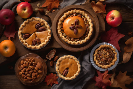Happy Thanksgiving. Thanksgiving Food. Thanksgiving Concept.の素材