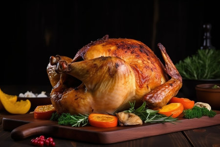 Happy Thanksgiving. Thanksgiving Food. Thanksgiving Concept.の素材