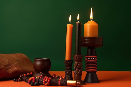 Happy Kwanzaa Celebration. Generative Aiの素材