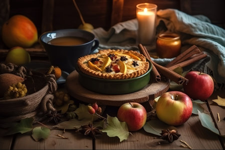 Happy Thanksgiving. Thanksgiving Food. Thanksgiving Concept.の素材