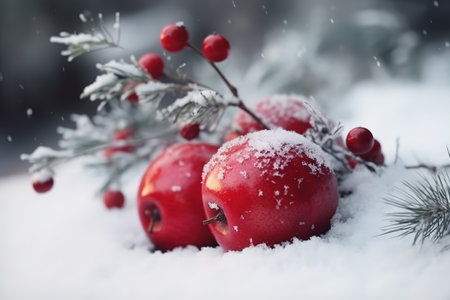 Merry Christmas and Happy New Year Celebration. Generative Aiの素材