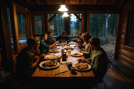 Happy Thanksgiving. Thanksgiving Food. Thanksgiving Concept.の素材