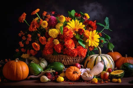 Happy Thanksgiving. Thanksgiving Food. Thanksgiving Concept.の素材