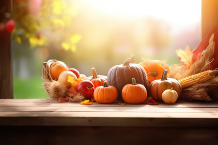 Happy Thanksgiving. Thanksgiving Food. Thanksgiving Concept.の素材