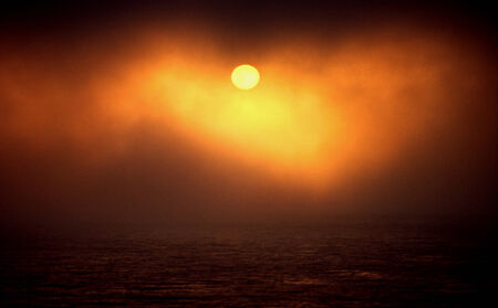 Sunset off Los Angelesの写真素材
