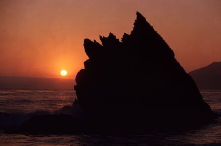 Sunset on Big Surの写真素材