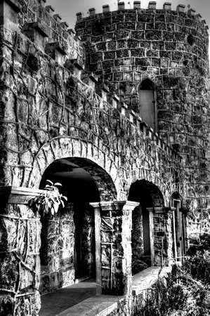 Abandoned Castle Detailの写真素材