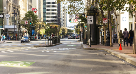Market street in San Francisco