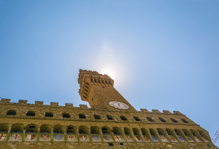 The Old Palace (Palazzo Vecchio or Palazzo della Signoria), Florenceの写真素材
