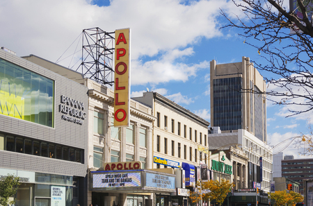 New York, USA, november 2016: the famous Apollo Theater in Harlem, New Yorkのeditorial素材
