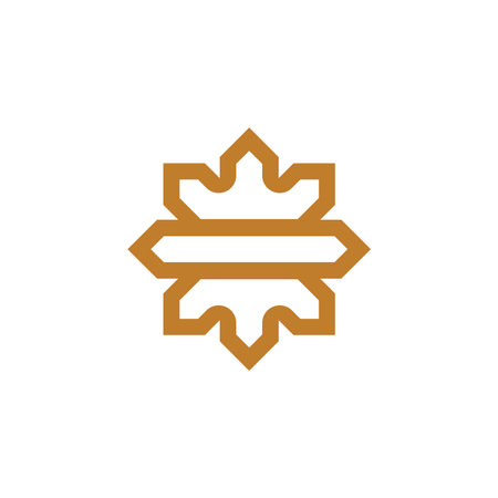 abstract letter E crown logoのイラスト素材