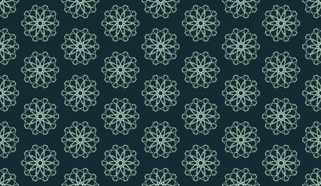 abstract luxury elegant turquoise green and dark green seamless pattern